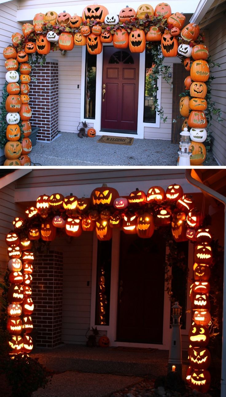 50 Best DIY Halloween Outdoor Decorations for 2017 - 61 Diy Halloween OutDoor Decorations Homebnc