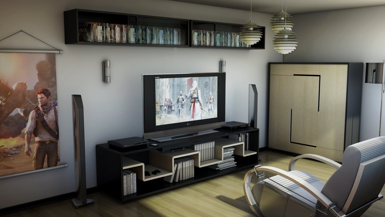 15 Awesome Video Game Room Design Ideas You Must See - Style Motivation
