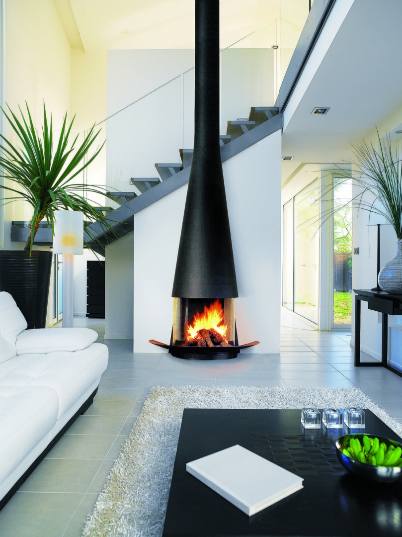Unique Modern Fireplace for Simple Design