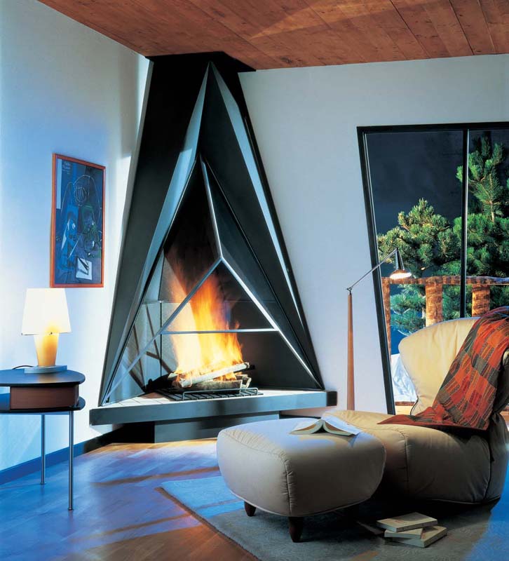 16 Unique Modern Fireplace Design Ideas