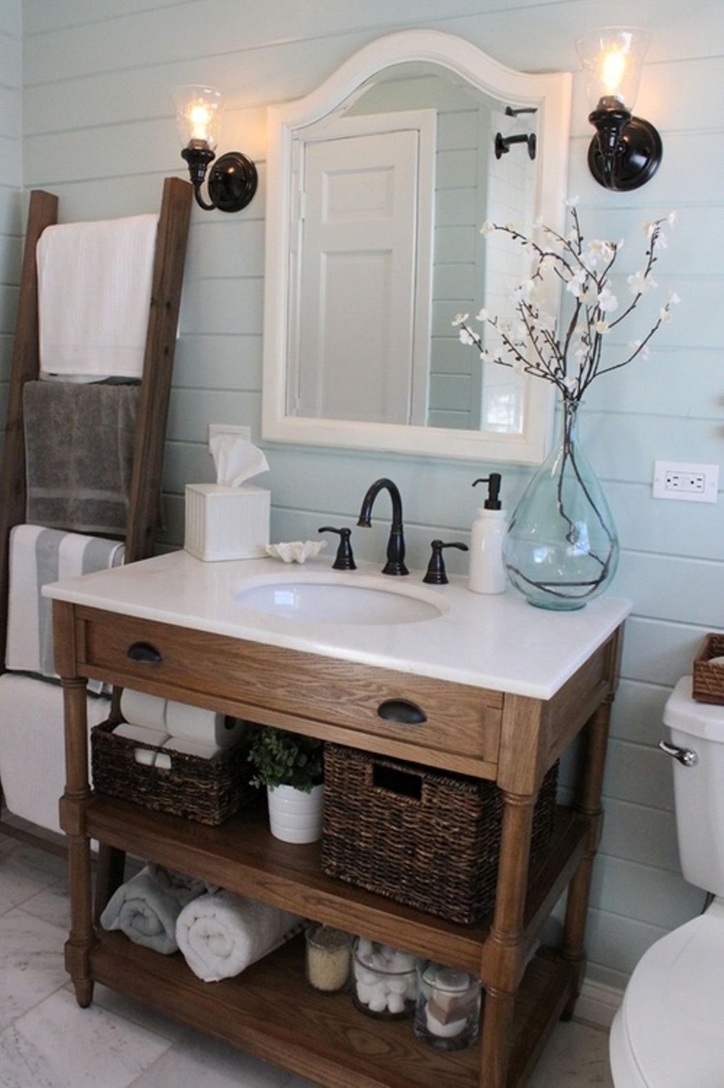 17 Inspiring Rustic Bathroom Decor Ideas for Cozy Home 