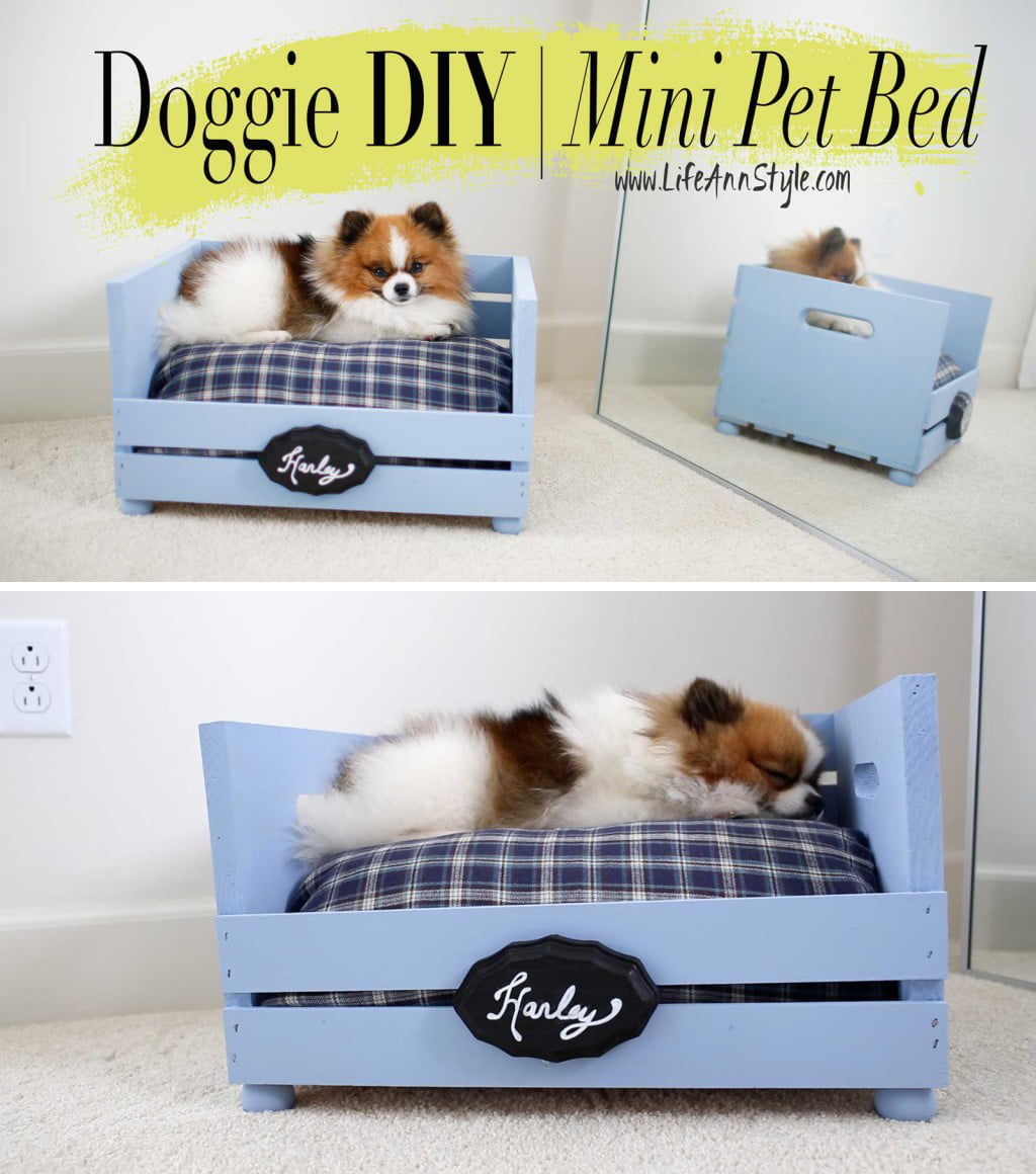 16 Adorable DIY Pet Bed Ideas - Style Motivation