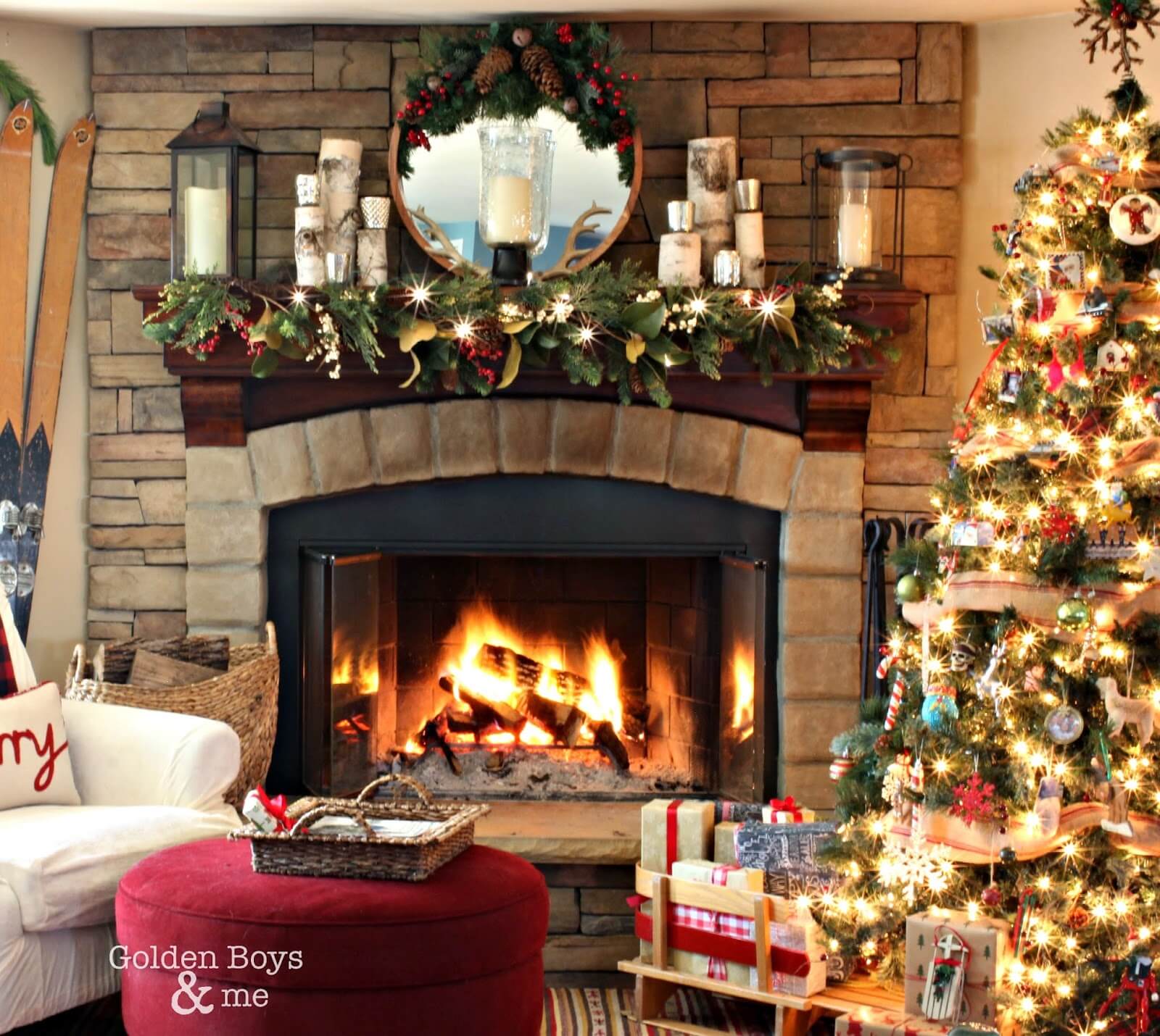 32 Best Christmas Mantel Decoration Ideas and Designs for 2017