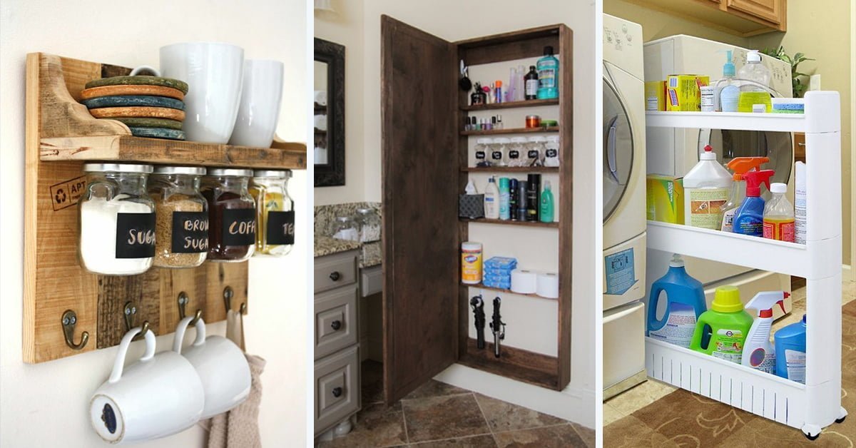 35 Best Storage  Ideas  and Projects for Small  Spaces in 2019