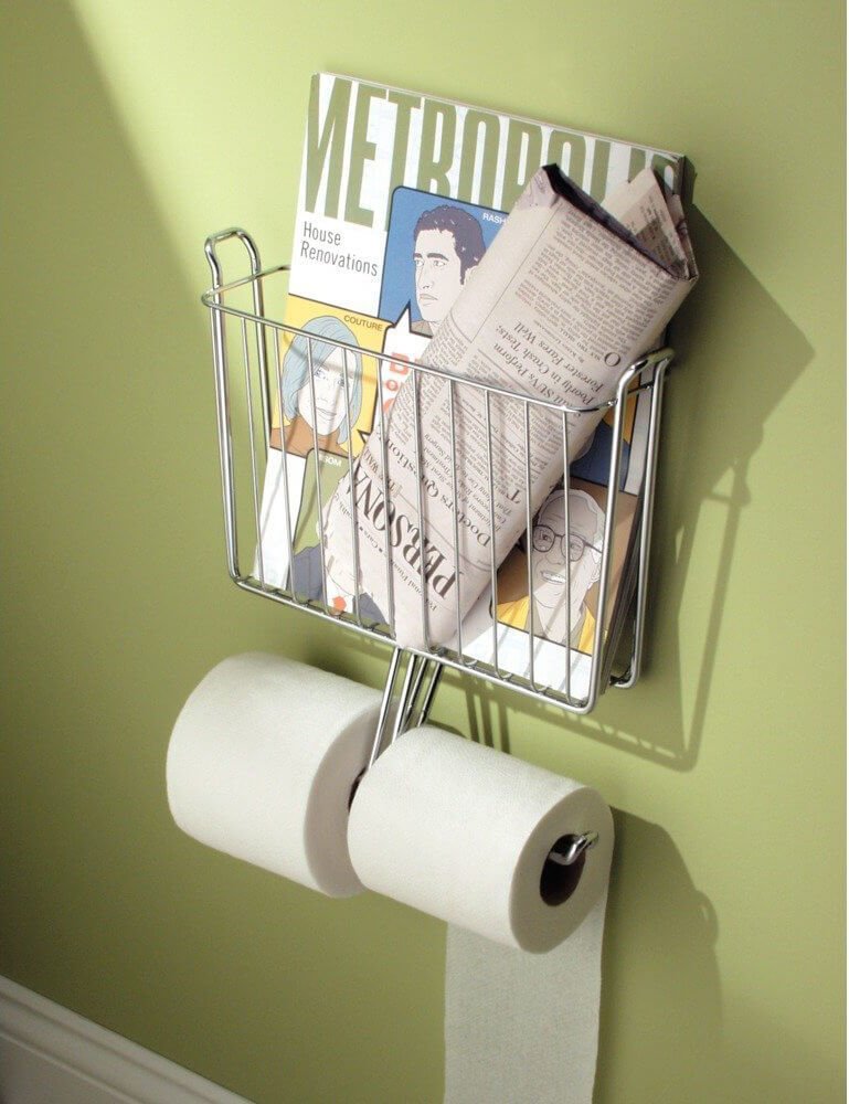23 Best Bathroom Magazine Rack Ideas to Save Space in 2017