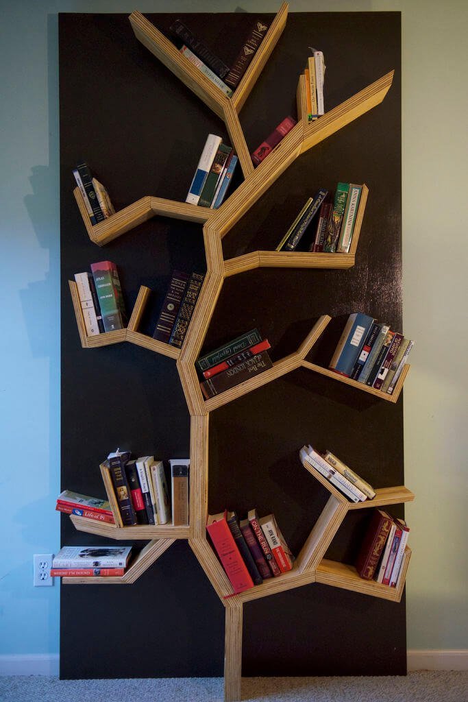 16 Awesome DIY Ideas For Bookshelves - Style Motivation