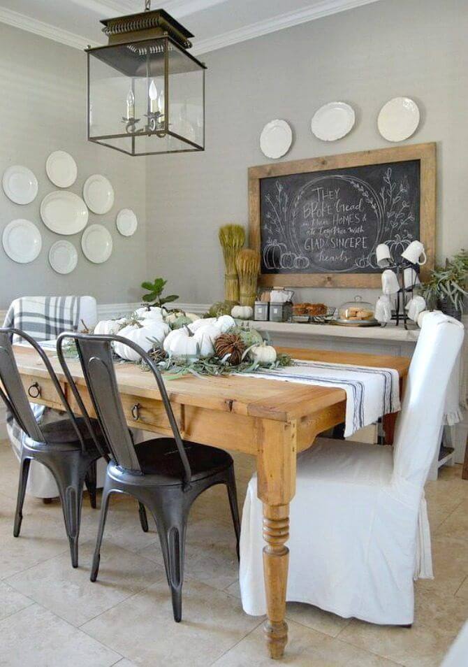 17 Charming Farmhouse Dining Room Design and Decor Ideas ...