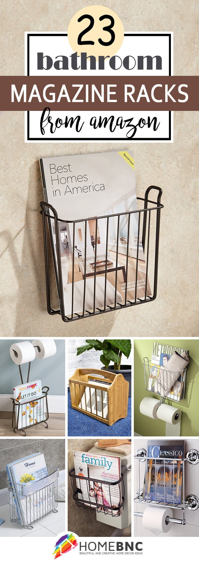 23 Best Bathroom Magazine Rack Ideas to Save Space in 2017