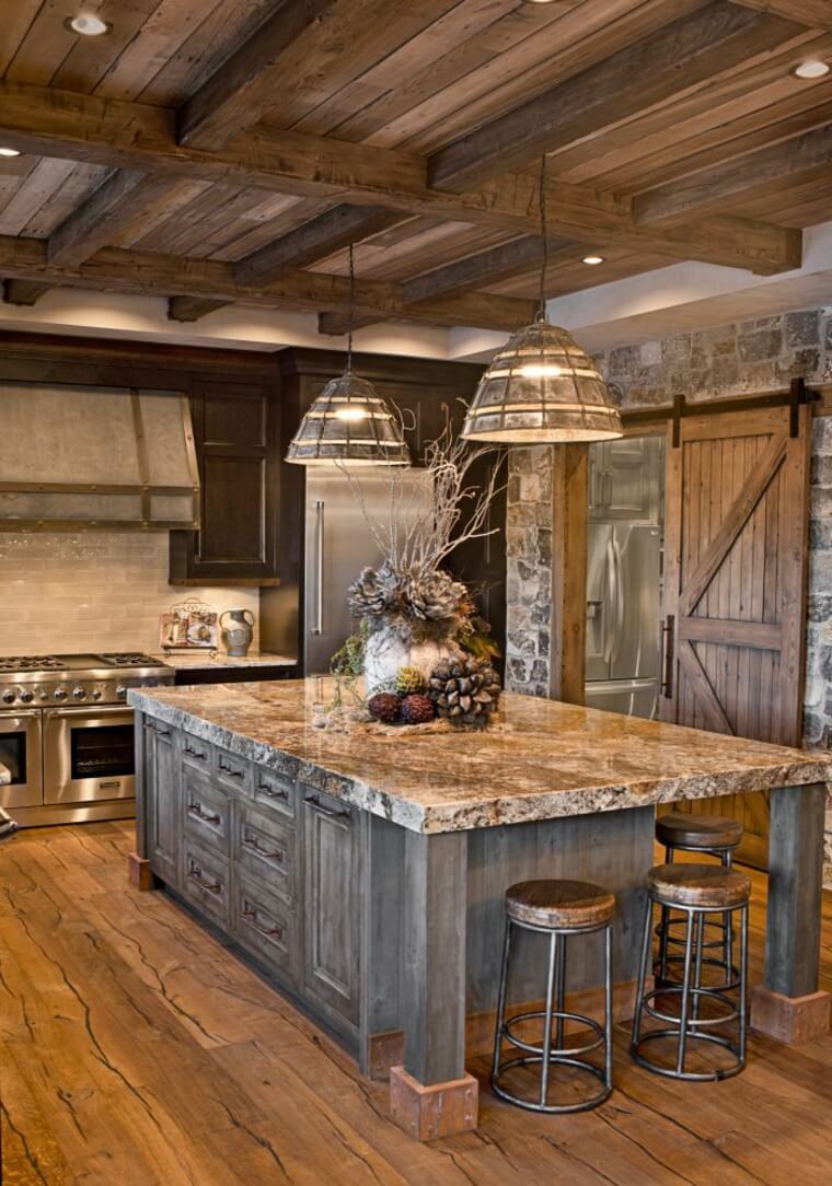 rustic kitchen country cabinets casaydiseno