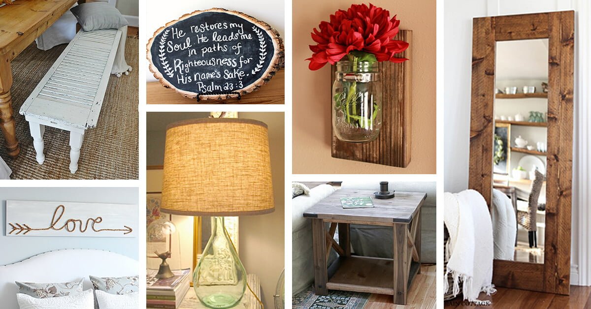 39 Best DIY  Rustic  Home  Decor Ideas  and Designs for 2019