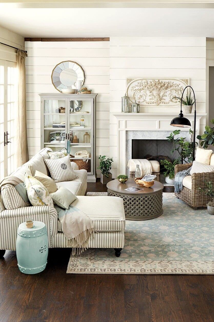 farmhouse living room decor designs neutral homebnc