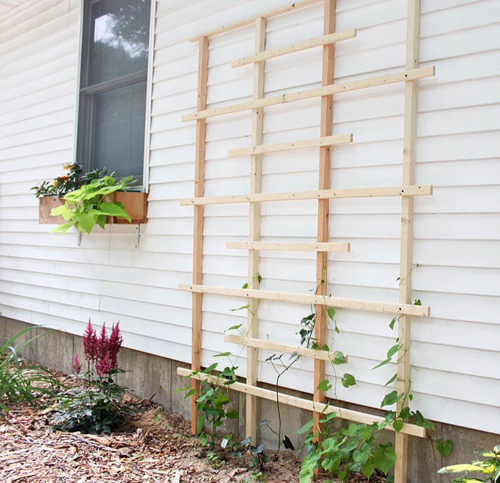 trellis diy garden wooden vine homemade projects easy designs homebnc