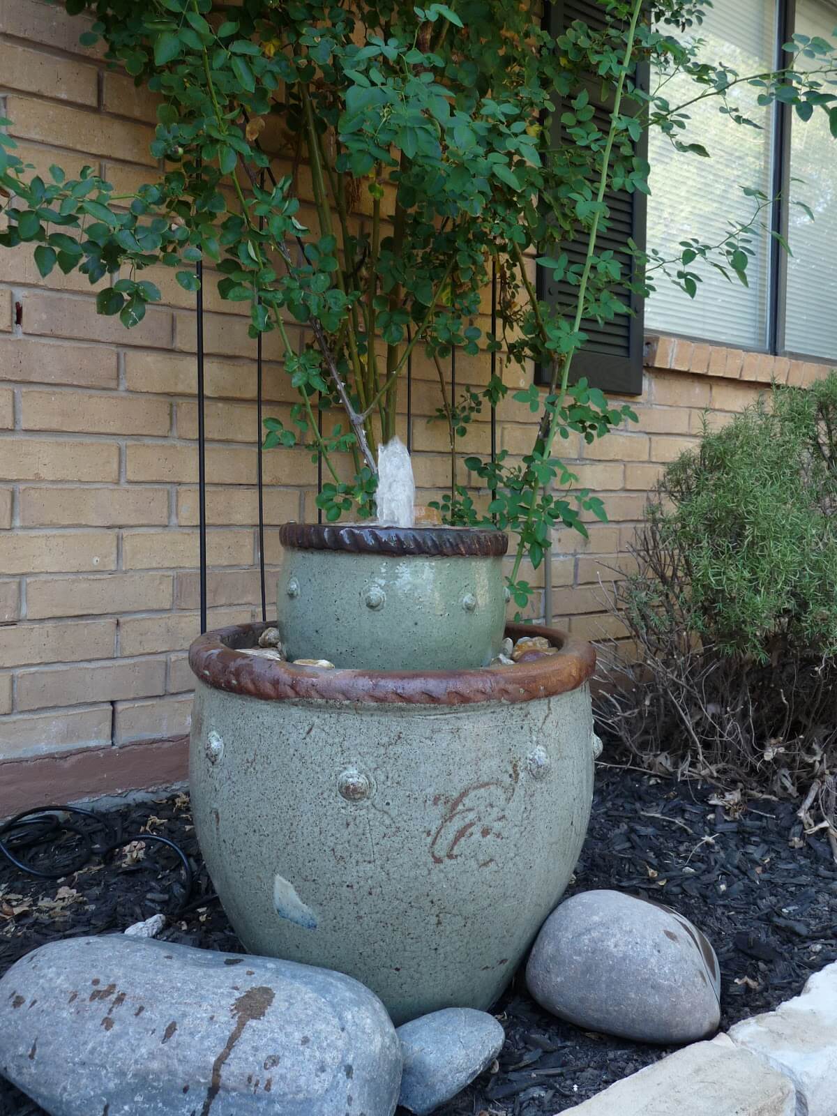 water feature diy fountain pots designs planting beautiful big homebnc