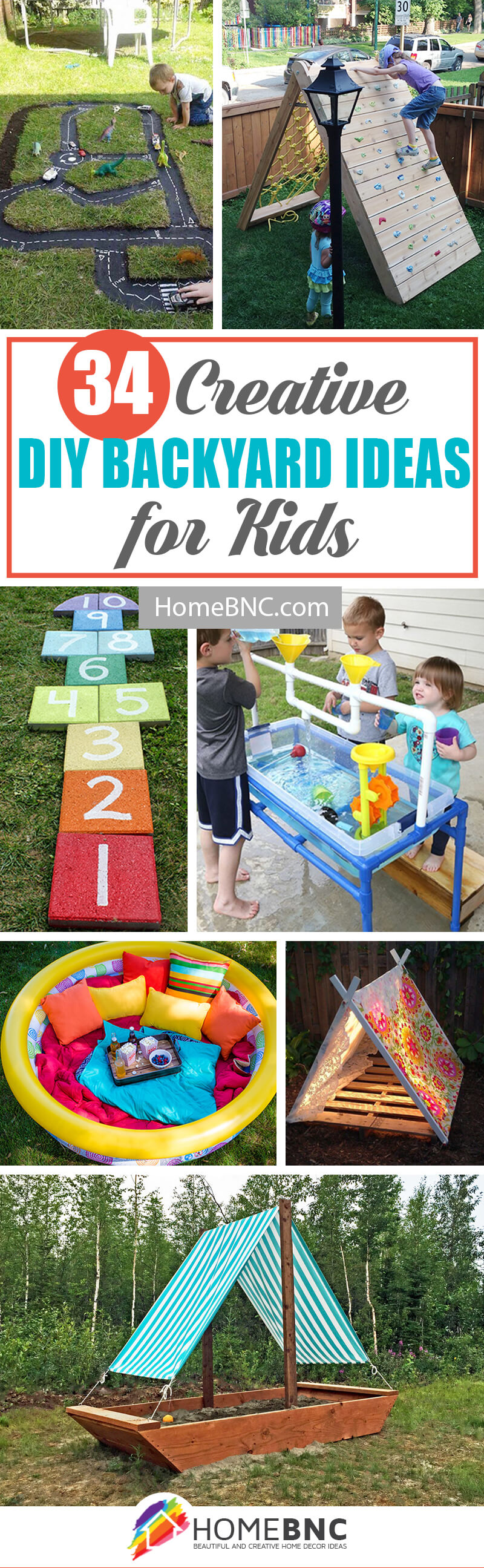 34 Best DIY Backyard Ideas and Designs for Kids in 2017