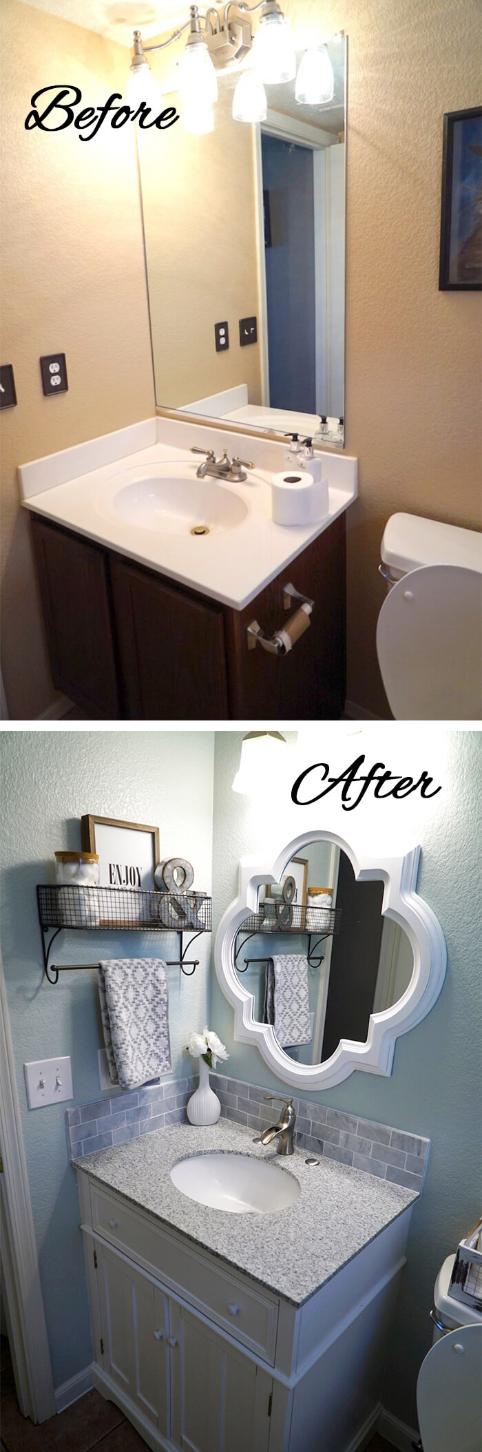28 Best Budget Friendly Bathroom Makeover Ideas and ...