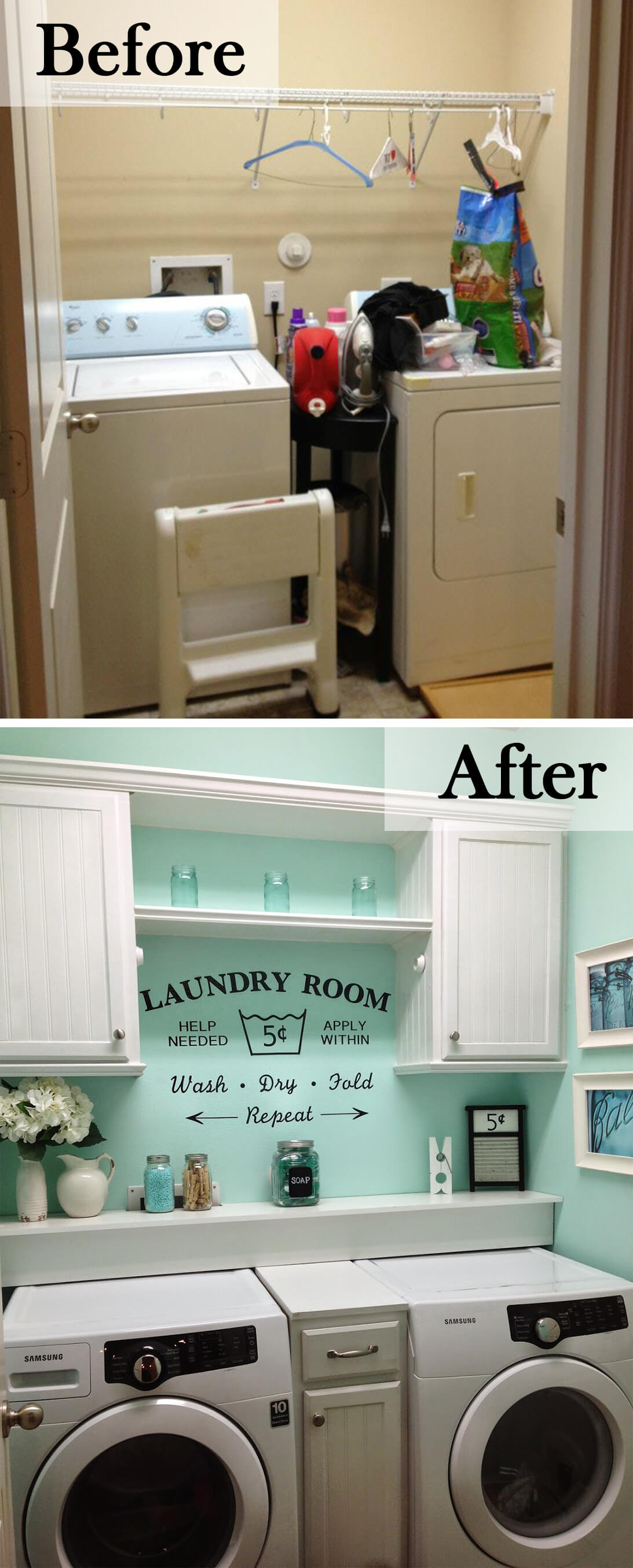 23 Best Budget Friendly Laundry Room Makeover Ideas and Designs for 2017
