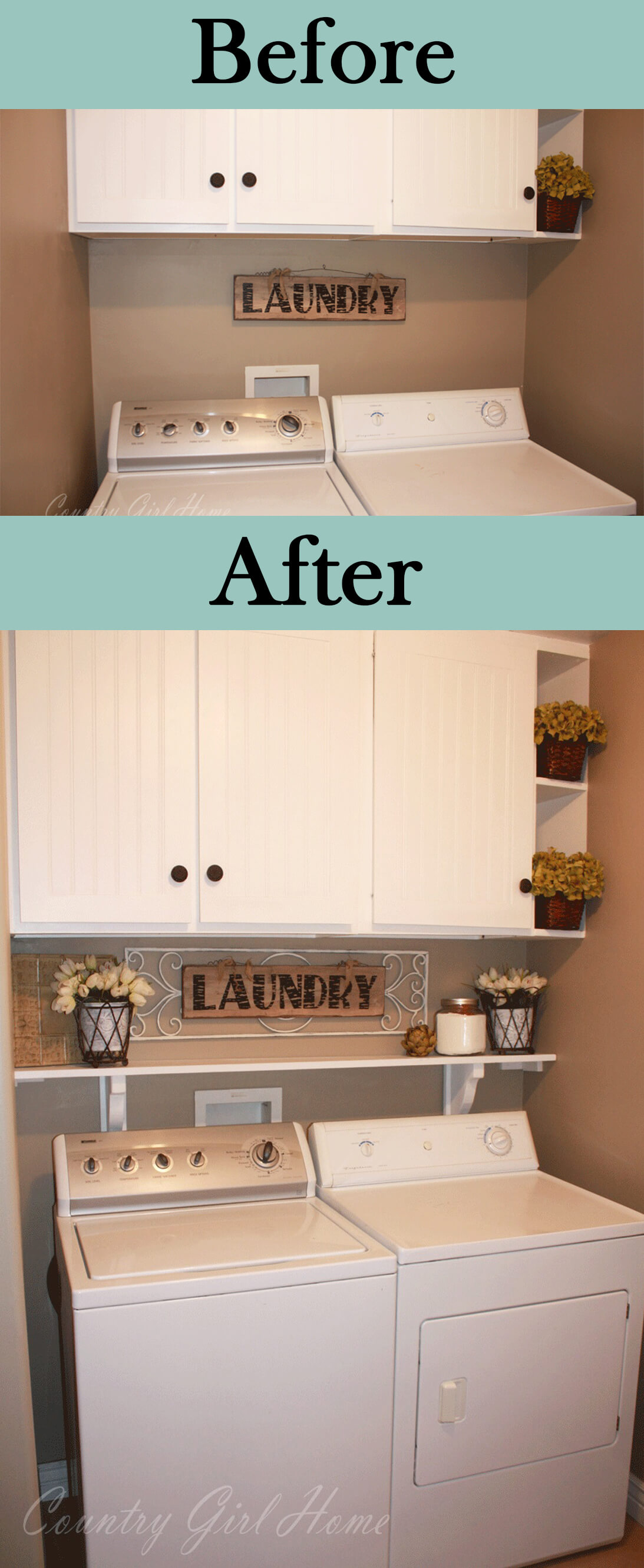 06 Budget Friendly Laundry Room Makeover Ideas Before After Homebnc 
